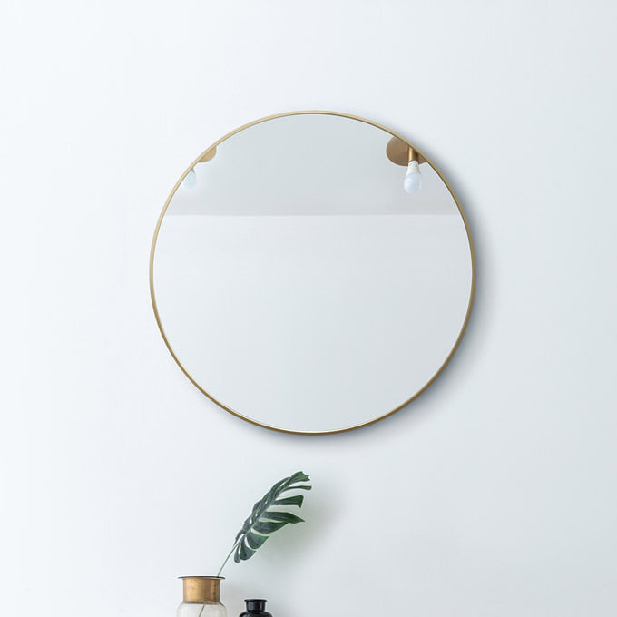 AL프레임 - 원형 간접 조명 거울