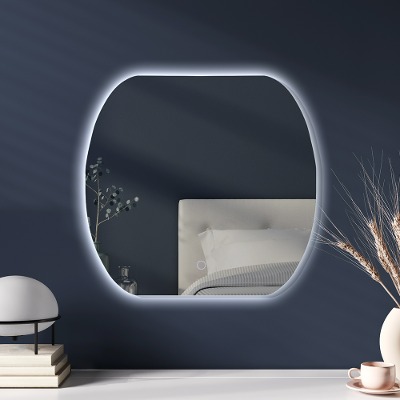 LED 간접 조명 - 애플형 포토존 비정형 거울