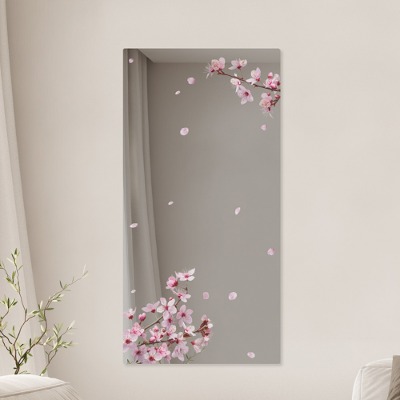 벚꽃 디자인 인테리어벽거울 사각