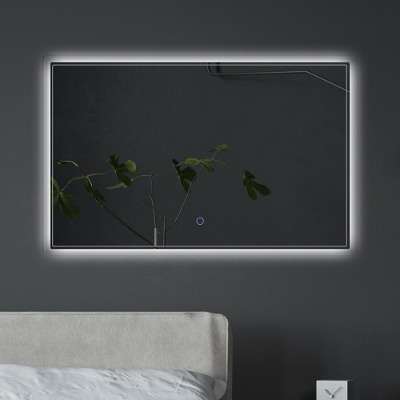 LED 간접 조명 - 샌딩 액자 (직)사각 거울